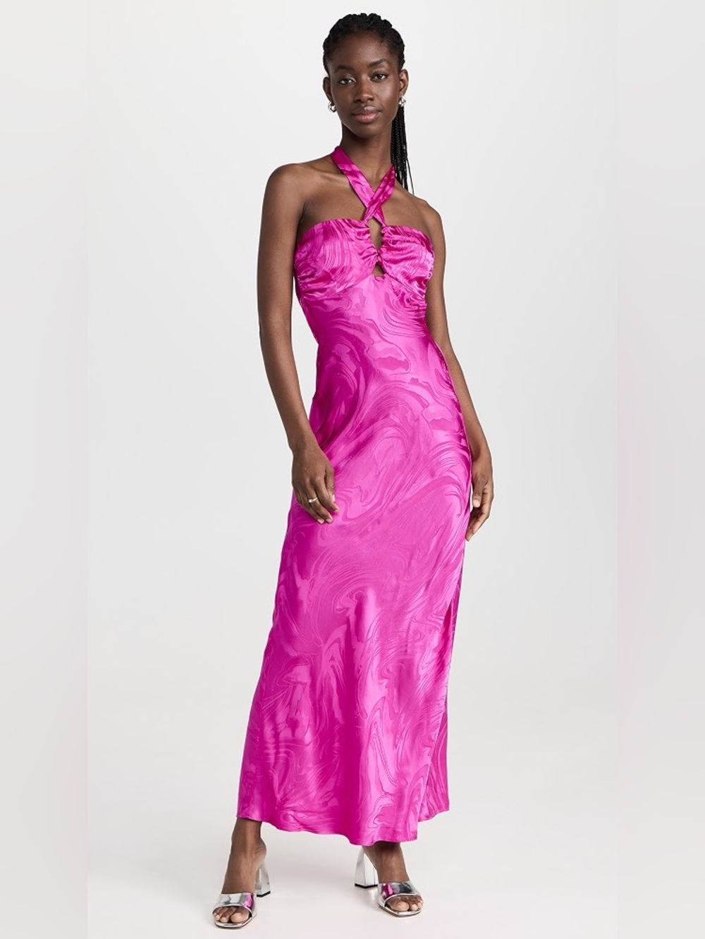 SAYLOR Toula Dress in Magenta Size XS